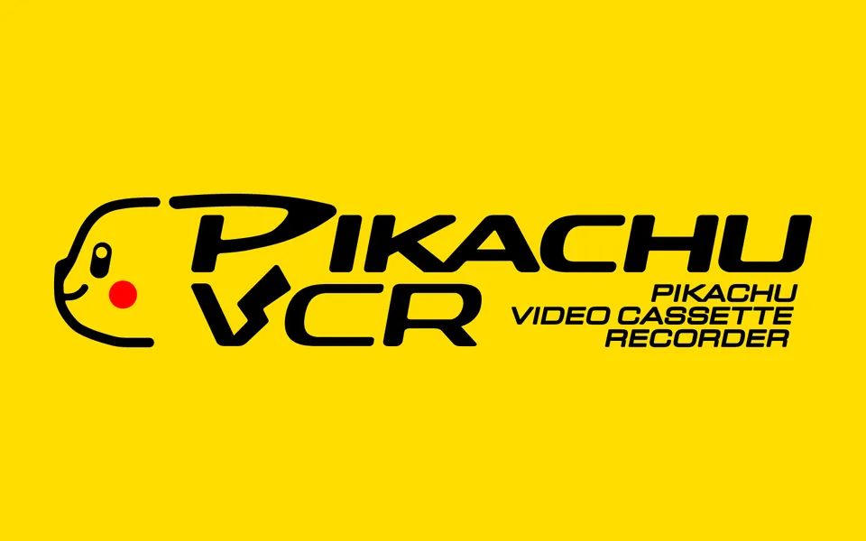 PIKACHU VIDEO CASSETTE RECORDER, Official Logo, logo design work, unknown, 2003