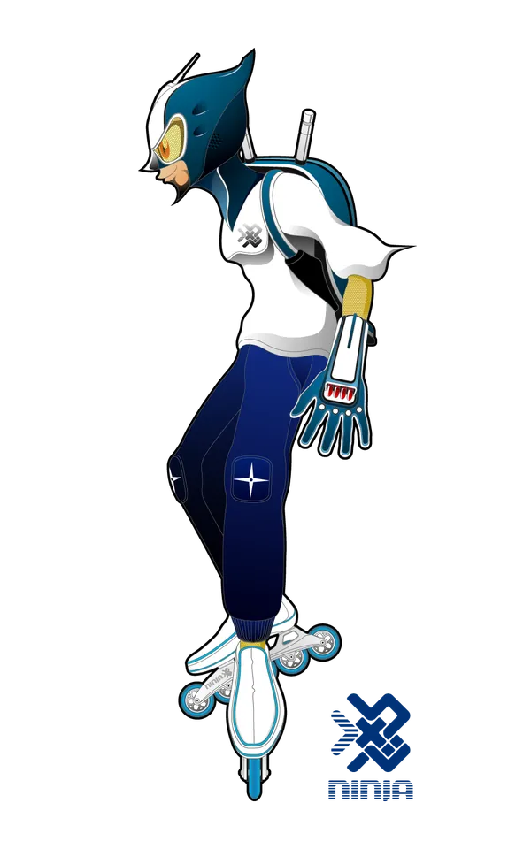 New Sci-Fi Heroes, 02 NINJA, illustration work, PWF in Hong Kong, 2004