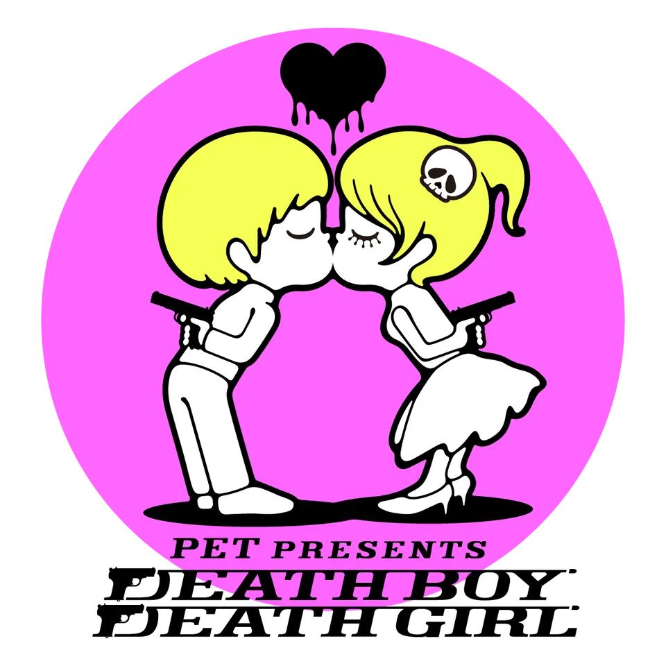 DEATH BOY DEATH GIRL, Event Logo, logo design work, PET, 2006