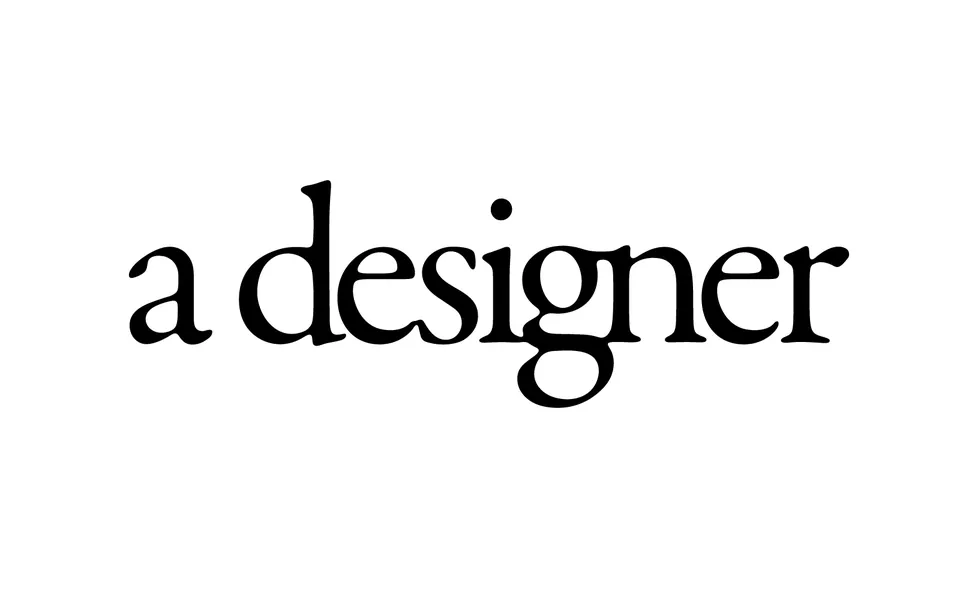 a designer, Logo for a designer inc, logo design work, personal, 2008
