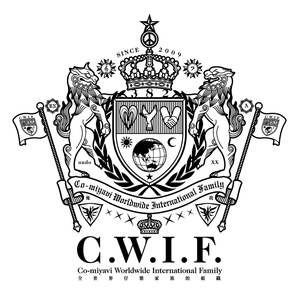 C.W.I.F., Co miyavi Worldwide International Family, logo design work, MIYAVI, 2009