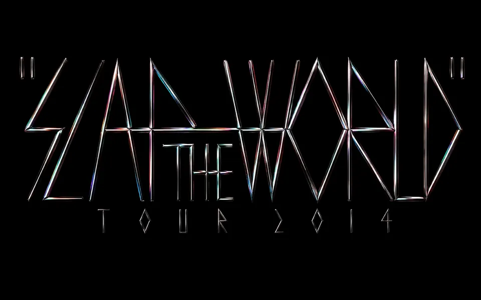 SLAP THE WORLD TOUR 2014, logo design work, MIYAVI, 2013