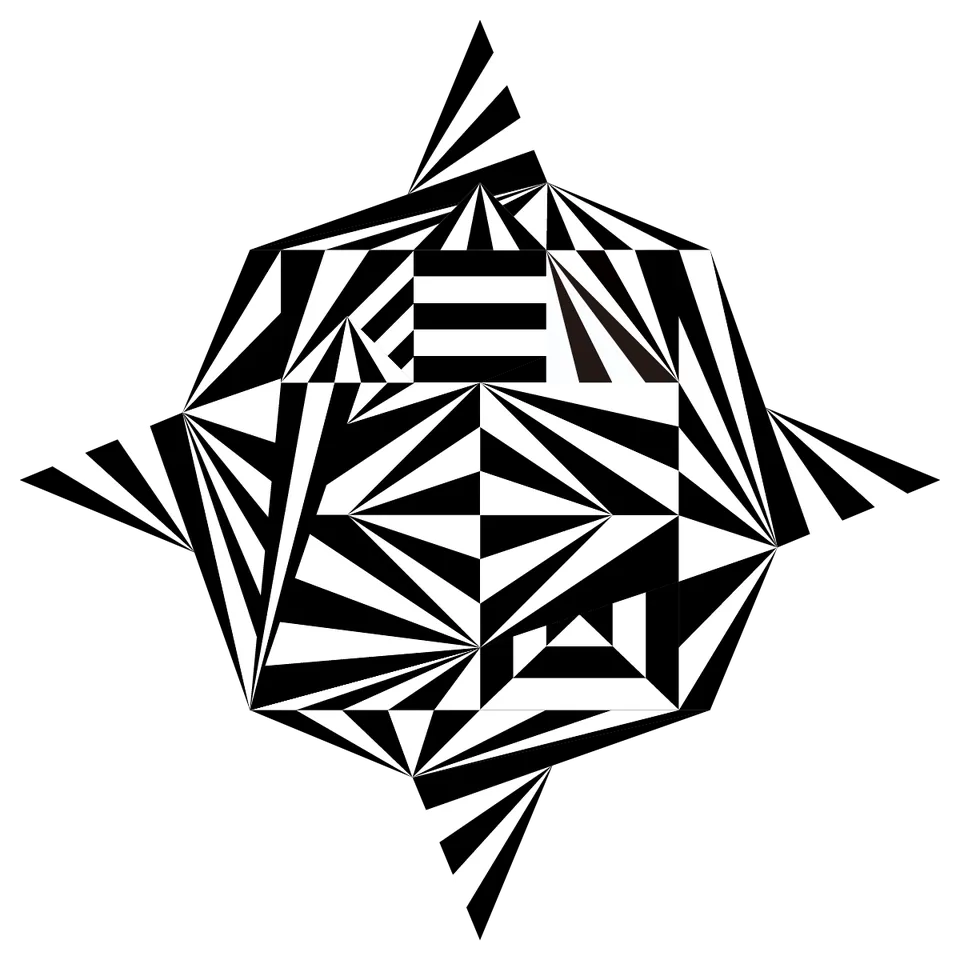 KenKen Ma Logo, Dazzle Patten, logo design work, KenKen, 2018