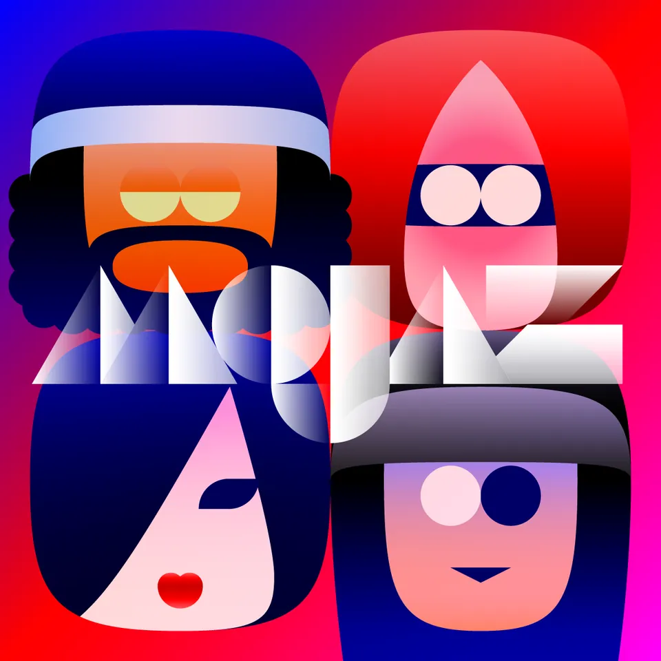 mojam, MOJAZ 1st Album, logo design work, Astro Guitar Rio, 2020