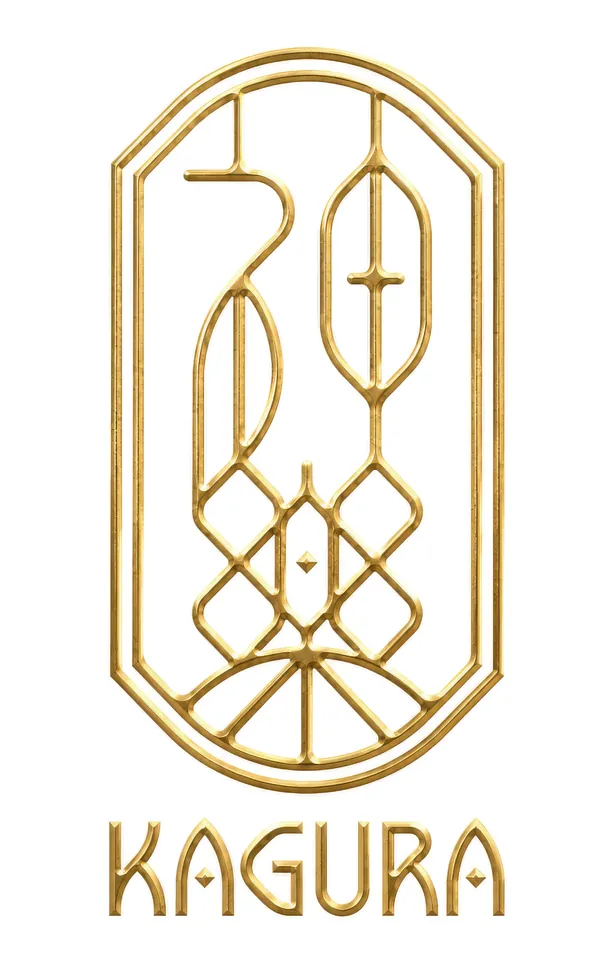 KAGURA, Official Logo, logo design work, DELTAN, 2021