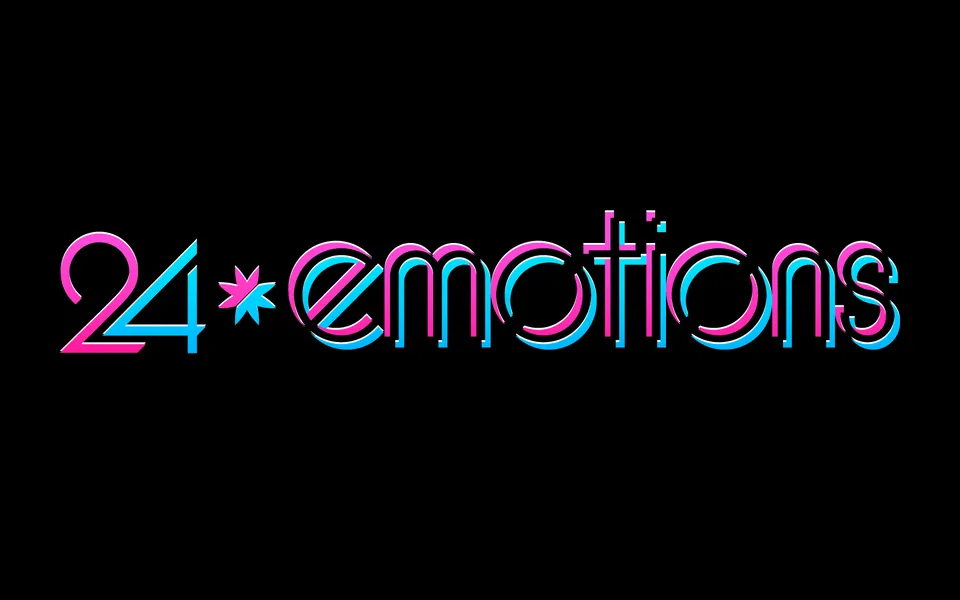 24 emotions, Old 24 emotions Logo, cover artwork, AXY Entertainment, 2023