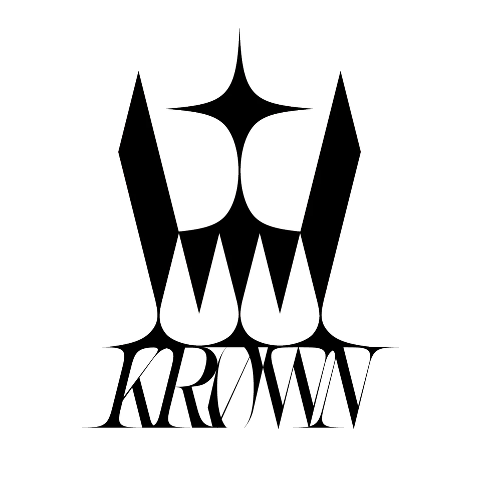 KROWN, Official_Logo, logo design work, 2023