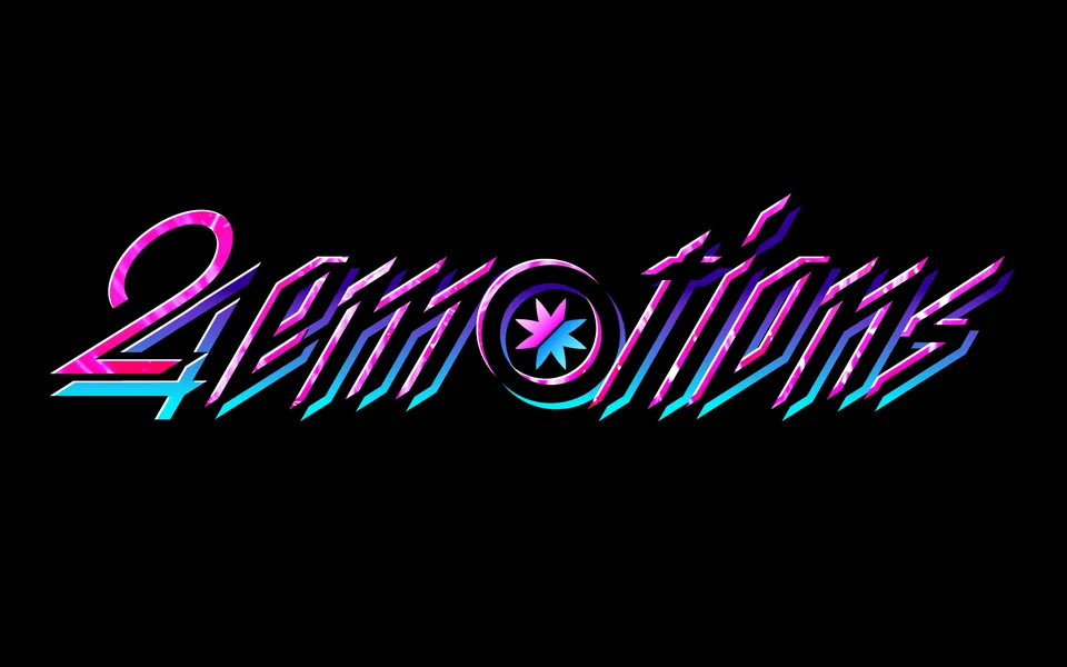 24 emotions, New 24 emotions Logo, logo design work, AXY Entertainment, 2024
