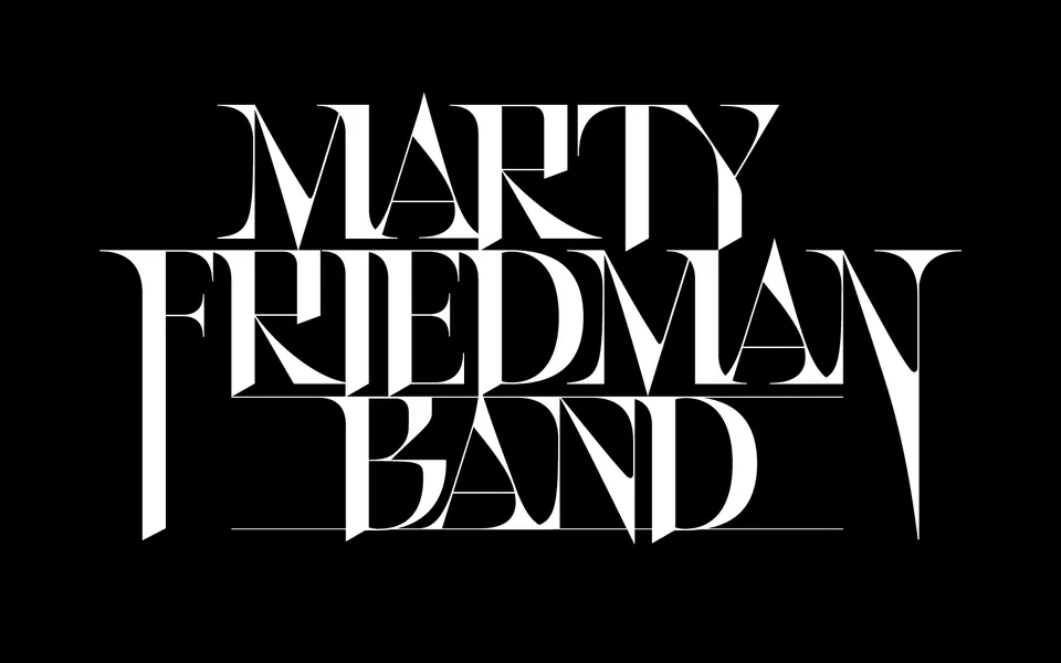 Official Logo, Marty Friedman Band, logo design work, Marty Friedman, 2024